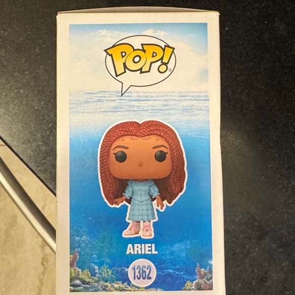 Funko Ariel Diamond Collection Figure with Red Hair and Blue Dress - Picture 3 of 4